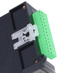Close-up of 12V PLC Control Module For Quick Easy Plug And Play Automation Programmable Logic Controller Board with relay output