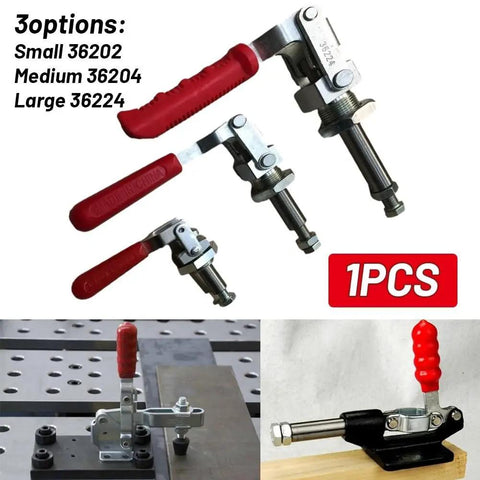 Toggle Clamp Hand Tool With High Holding Capacity For Woodworking And Welding, Push Pull Clamp, Heavy Duty Clamp With 100KG 150KG And 350KG Options, Quick Securing And Durable Steel Build, galvanized steel toggle clamp set