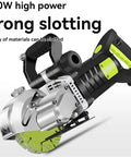 Heavy Duty Wall Groove Cutting Machine And Handheld Slotter For Concrete Brick Granite with 8980W high power motor.