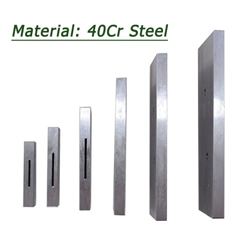 Six Piece Adjustable Parallel Set From 3/8 To 2-1/4 Inch With Pro Grade 0.0004 Inch Parallelism, 40Cr Alloy Steel Parallels Block Set For Milling And Setup, Heavy Duty Machining Tooling For Next Level Accuracy