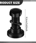 Rotary Cutter Bolt Kit With Washers And Lock Nuts For Mower Replacement, showing bolt size 9.2cm