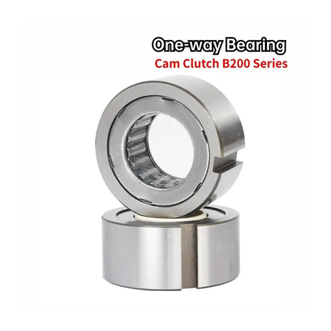 B211 Cam Clutch Needle Roller One Way Bearing 56 109 Axle Diameter 100 Mm Outer 32 Mm Thick With Keyway showing two precision-crafted bearings.