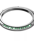 High Performance Cross Roller Ring RA6008 Slewing Bearing For Industrial Robot Arms And Rotary Tables with green rollers.