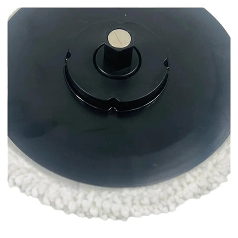 Mop Cloth Holder Pad Kit For Vacuum Cleaners, Quick Snap On Bracket shown from top with detachable mounting part.