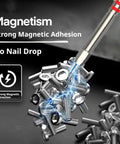 6Pcs Magnetic Pagoda Hex Screwdriver Bits Set With S2 Alloy Steel Step Design Fits Electric Drills And Wrenches For Fast Multi Size Projects Without Changing Heads. Magnetic hex screwdriver bit holding screws
