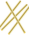 Four brass rods for DIY crafts, 12 inches long, 3/8 inch diameter, round stock lathe bar, jewelry making, handles, pins.