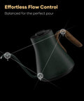 Gooseneck Electric Kettle With 1 Degree Temperature Control 1500W Fast Heating Pour Over Coffee And Tea Kettle in Delacroix Green