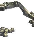 Top Notch Vintage Arched Cabinet Pull With Heavy Duty Antique Bronze Finish, 3-inch size for kitchen or bathroom use.