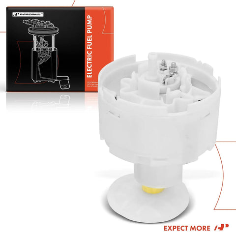 Direct Swap Electric Fuel Pump For Audi A4 And A4 Quattro 1996 Through 2001 Sedan And Wagon Heavy Duty Replacement Ref 8D0906089A with connectors and filter.