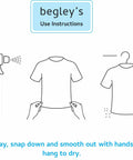 Straight Up Game Changer Travel Size Wrinkle Remover And Static Cling Eliminator With Fresh Linen Scent Quick Fix Odor Killer For Shirts And Pants Two Pack Eco Bio Based Formula use instructions with spray bottle and t-shirt.