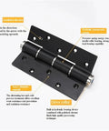 Heavy Duty Six Inch Hydraulic Buffer Hinge With Sleek Aluminum Frame And Hidden Mount For Frictionless Automatic Door Closing Premium Multipurpose Closer Kit In Classic Silver Finish Pair Of Two hydraulic hinge installation guide with black base and chrome accents