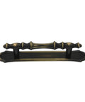 3 Inch Cabinet Pull Handle With Laid Back Antique English Finish Zinc Bar Pull For Kitchen Cabinets Drawer update view from side