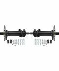 Rear Axle Complete Kit 810mm 32 Inch Two Pack Half Axles With Disc Brake Hubs for DIY Golf Cart, ATV, UTV, Go Kart Replacement