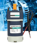 High Power Dc Geared Motor With Hella Robust Metal Gears And Badass Torsion Capability For Effortless Adjustable Speed Control On Pro Grade Builds Reaching Eighty Five Rpm On Twenty Four Volts, 24V 60W motor with gear head, suitable for automation.