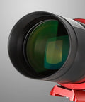 Close-up of a lens on the Rock Solid Astronomical Guider With Smooth Focusing And Reliable Guiding For 50ED 50/240 F4.8.