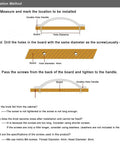 Installation instructions for Crystal Glass Rhinestone Cabinet Pulls with labeled diagrams and FAQ