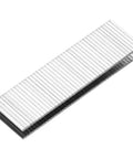 Tough As Nails Plantation Shutter Repair Staples Kit with silver louver tabs for vertical blinds and window frames.