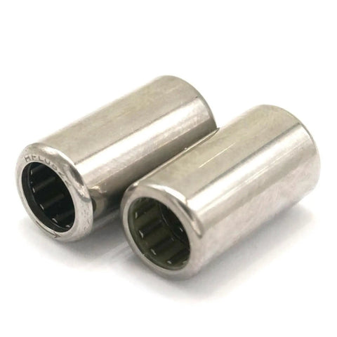 Five Pack One Way Needle Roller Bearings 8x12x22mm ABEC1 Precision Clutch Assembly Bearing shown from angle, product detail view.