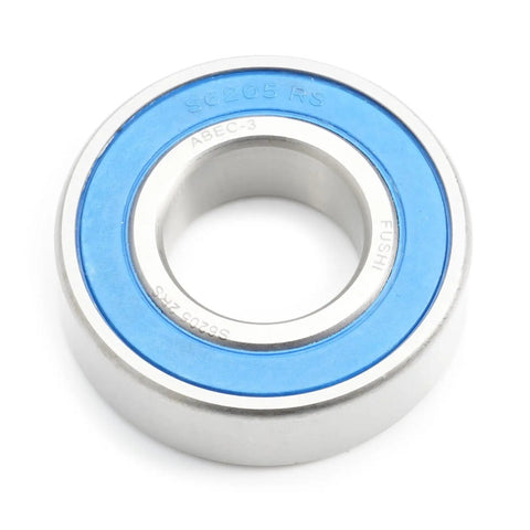 Kickass 440C Stainless Steel Ball Bearing Set 25X52x15mm ABEC 3 Rated with blue rubber seal for engine use.