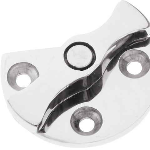 Bulletproof 316 Stainless Steel Boat Hatch Latches 2 Pcs Round Twist Catch Turn Button For Marine Locker Yacht Hardware detail close-up