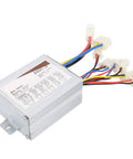 48V 500W Brushed Speed Controller With Throttle Grip For Universal Motors In Electric Vehicles Like E Tricycles Scooters And Mobility Aids With Aluminum Heat Dissipation Shell, silver aluminum housing with wiring
