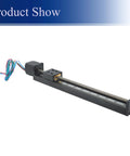 Built To Last Mini Linear Rail Guide Coupled With T6x1 Lead Screw For Smooth 200Mm Travel And Dependable Nema11 Stepper Motor Mount No Hassle Slick Fabrication Rig featuring black rail and motor.