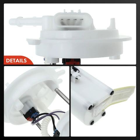 Heavy Duty Electric Fuel Pump Module Assembly For Chevrolet Suburban 2500 And Gmc Yukon Xl 2500 2000 To 2001 6.0L 8.1L V8 Tank Drop No Hassle Direct Swap detailed view showing connector and assembly features.