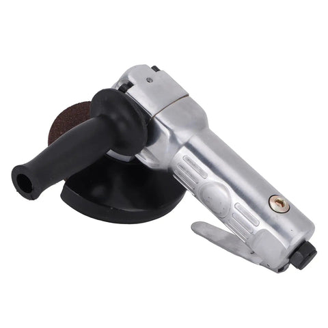 Tough As Nails Pneumatic Angle Grinder For Lightning Fast Paint Stripping and Smooth Finishing, features sturdy grip and 100mm wheel.