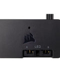 Front view of iCUE Lighting Node PRO RGB Lighting Controller With Four Addressable LED Strips, 10 LEDs Each, Magnetic Mounts