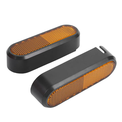 Rear Side Wheel Cover Reflector Replacement Kit For Electric Scooters Left And Right Pair Rugged ABS Construction