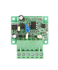 Pro Grade Frequency To Voltage Converter Module Turns 0 To 10 KHz Pulses Into 0 To 10 V Analog Signal With Isolation For PLC And Motion Control Systems Built For Tight Precision And Reliable Industrial Automation. Green PCB with screw terminal blocks