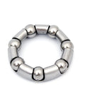 Straight Up Replacement Bicycle Crank Ball Bearings Five Sixteen Inch Steel Grade Set Of Four close-up showing sealed steel balls and connectors.