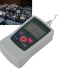 Grab And Go Digital Push Pull Force Meter With Spot On Accuracy Testing Up To Twenty Newtons displaying on-site measurement in lab settings.