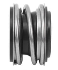 Heavy Duty Workhorse 25mm Shaft Seal For Pressure Washer Pumps Mechanical Ring With Spring Graphite And Silicon Carbide Built Tough For Wastewater And Sewage Systems No Fuss Operation side view showcasing the bellows and spring.