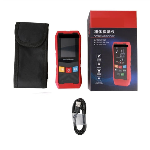 Dead On Precise 4 In 1 Stud Finder Wall Scanner Detects Wood Iron Ac Voltage Cables And Tracks Depth With Slick Humidity Gauge for DIY tasks.