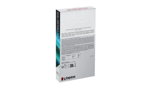 Box packaging of Dual USB A and C Portable 1TB SSD with Beast Mode speeds, USB 3.2 Gen 2 External Drive for fast data transfer.