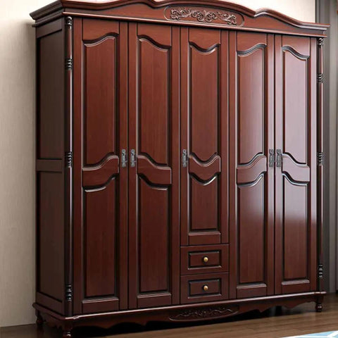 Rustic Farmhouse Cabinet Pulls Two Pack Zinc Alloy Drawer Handles Antique Iron Black Finish For Kitchen Cabinets And Dresser Drawers Real Deal Heavy Duty Hardware Kick Up Cabinetry Vibe Instant Room Glow Up on a wooden wardrobe.