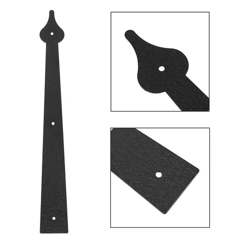 Heavy Duty Garage Door Hardware Kit With Solid Steel Door Handle Hinges Silent Hydraulic Soft Close components detailed view