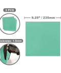 Three Pack Garolite G10 FR4 Build Surface Sheets For 3D Printers, 235x235mm Each, 1.5mm Thick Fiberglass Epoxy Bed Plate