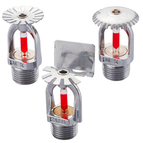 Quick Release Pendent Fire Sprinkler Head With Sixty Eight Degree Trigger And One Half Inch Threads For Heavy Duty Water Spray Down Action