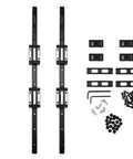 Badass Precision Bearing Steel Linear Guide Rail Kit For Hardcore Diy Cnc Builds with two 600mm rails and four slide blocks.