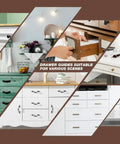 Combination of dressers showcasing Undermount Drawer Slides Replacement Kit With Rollers 10 Pairs Plastic Guides For Dresser And Nightstand Drawers Easy Install Smooth Glide Stopper Caps Included Budget Friendly Upgrade