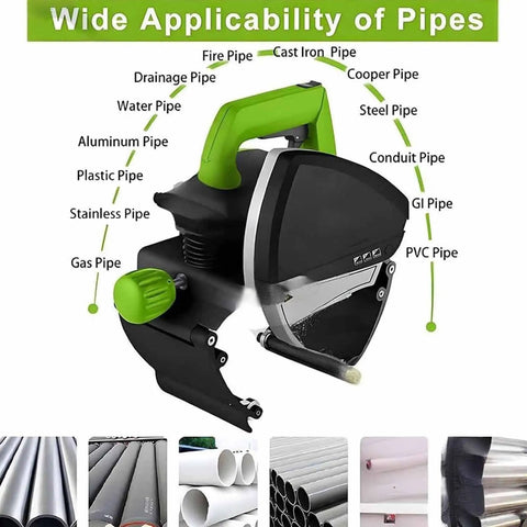 Beefy Heavy Duty Pipe Cutter With 5 Plus 1 Adjustable Speeds For Copper Brass PVC And Thin Stainless Steel Pipes