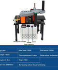 Portable Woodworking Edge Banding Machine With Double Glue System featuring intelligent temperature control and speed regulation.