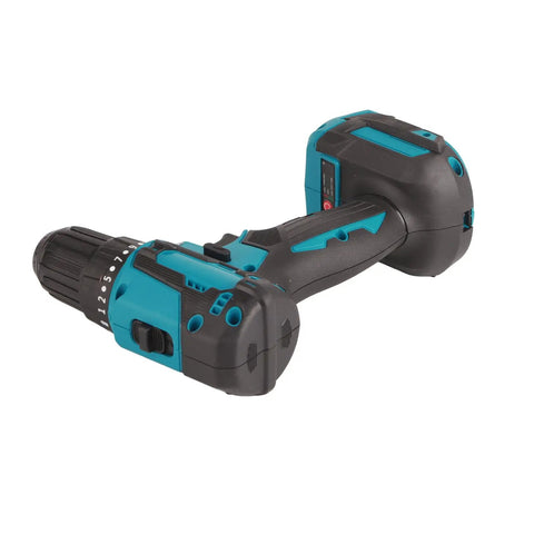 Heavy Duty Cordless Drill Driver With 23 Plus One Torque Settings And 1700 Rpm Speed featuring a blue and black design for precision home and professional projects.
