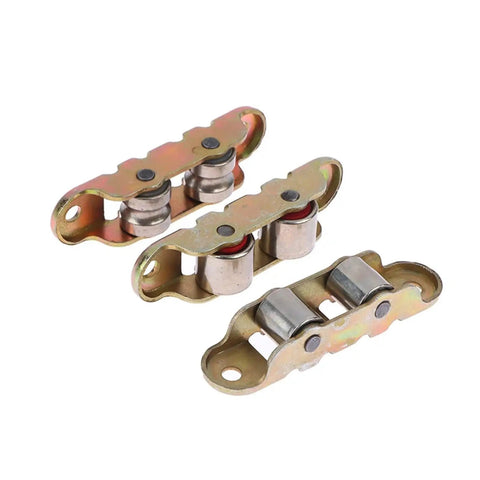 Top Shelf 80 Type Stainless Steel Double Wheel Sliding Door Pulley Built Tough For Heavy Duty Flat Or Groove Track Fix With Super Smooth Gliding Action And Window Hardware Replacement, showing three dual wheel pulleys.