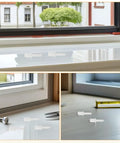 Complete Heavy Duty Plantation Blind Repair Kit Including 70 Color Matched Plastic Shutter Pins And Louver Staples on a windowsill.