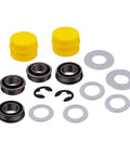 Ditch The Wobble With This Front Wheel Bushing To Bearing Conversion Kit For John Deere L100 L105 L108 L110 L130 Lawn Mower, with sealed bearings and hub caps.