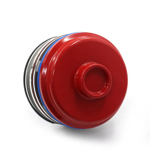 Street Ready Transmission Servo Cover Actuator Assembly Forged From Heavy Duty Aluminum Alloy Housing with seals in red finish.