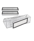 Premium Replacement Dust Box Filter For Xiaomi Robot Vacuum. Fits Model 1C And Stytj01Zhm. Clear plastic housing.